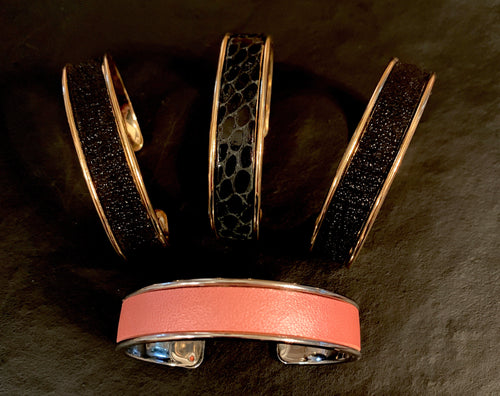 The Kaleo - Leather & Metal Cuffs