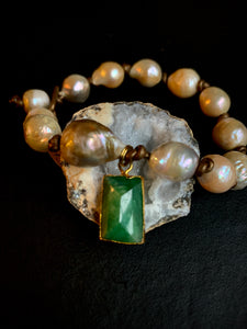 The Carrie - Baroque Pearl Bracelet