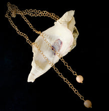 The Diana - Matte Gold Pearl Lariat