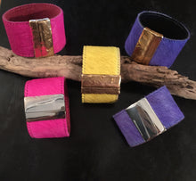 The Lilly - Wide Hide Cuff