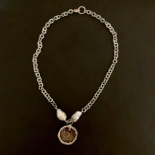 The Camila - Vintage Chain, Coin & Freshwater Pearl
